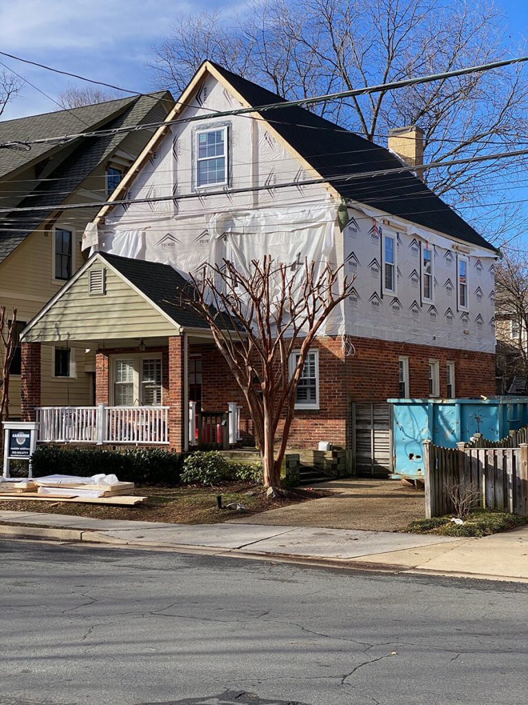 Arlington VA Second Story Addition, Modular Second Story Addition Vienna