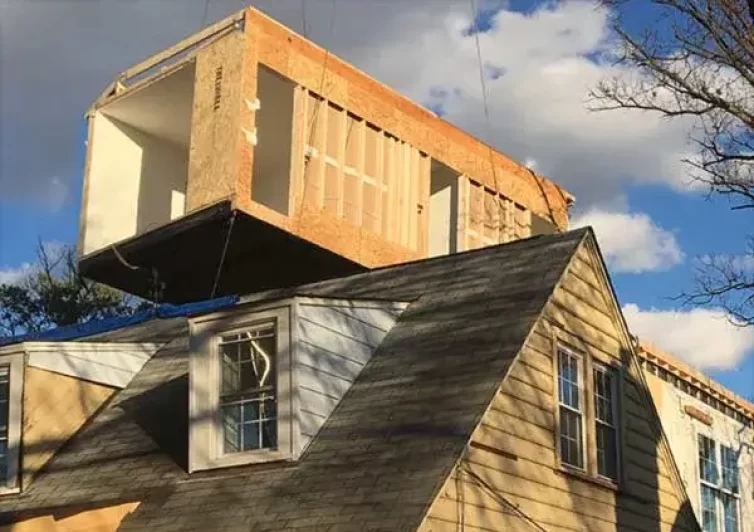 Falls Church Carbide Construction Modular Addition Above House