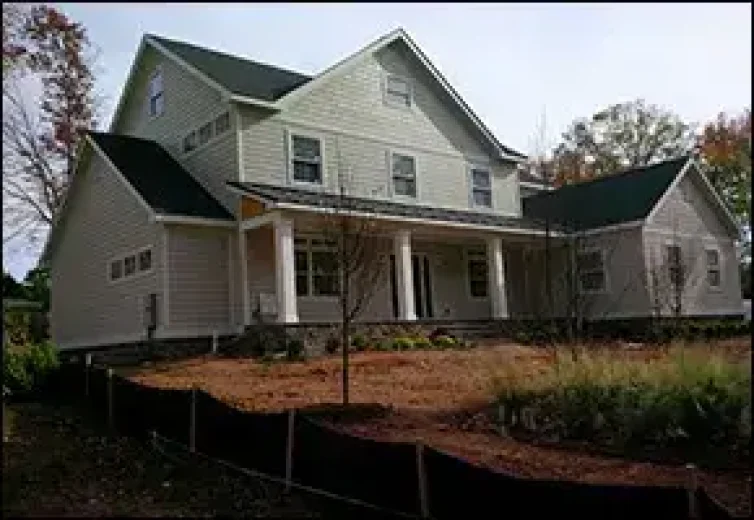 Porch Beams on a new modular home