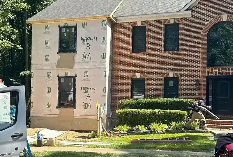 Herndon The Boxwood Modular Addition During Construction