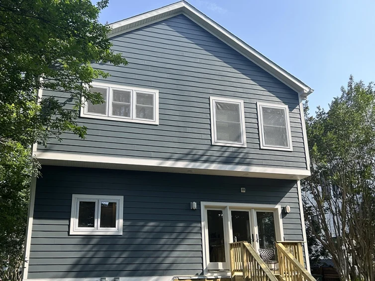 Back side arlington va modular home