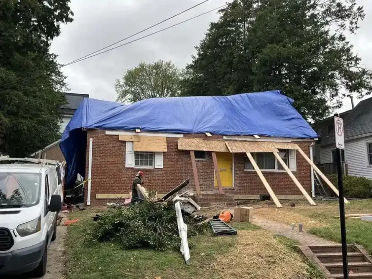 Before the Second Story Modular Addition in Arlington