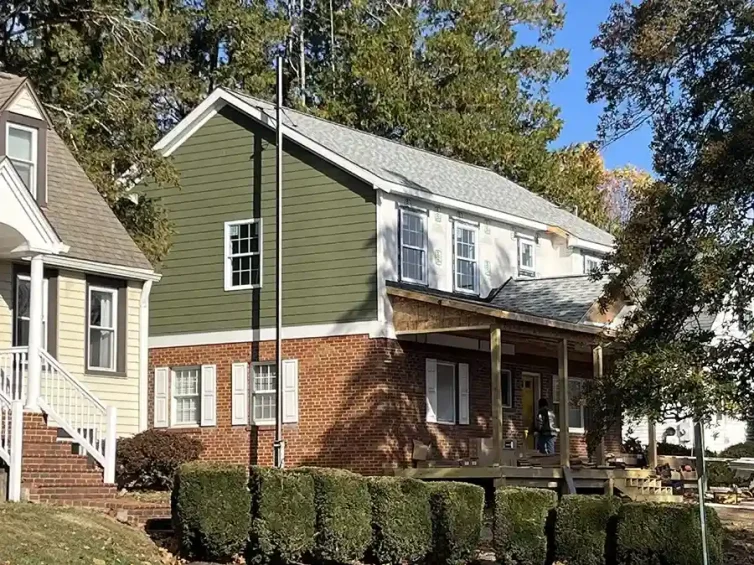 Second story modular addition profile view