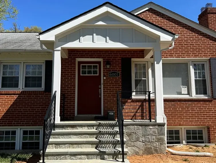 Arlington Covered Porch Addition After
