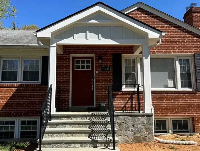 Arlington Covered Porch Addition After