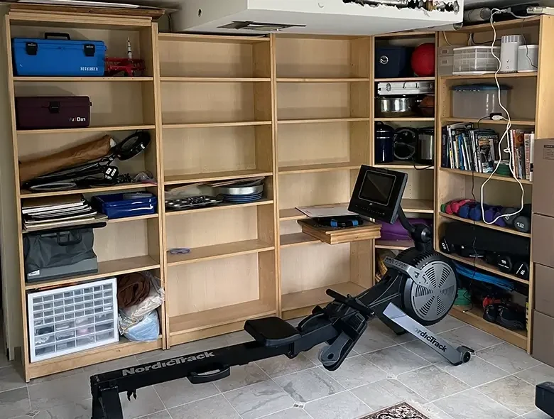 Basement remodel in alexandria va before