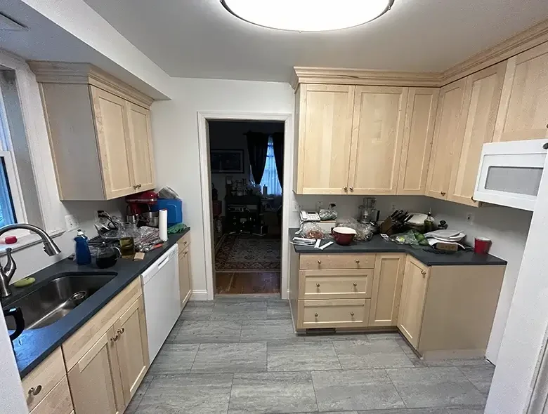 Kitchen remodel in arlington va after completion
