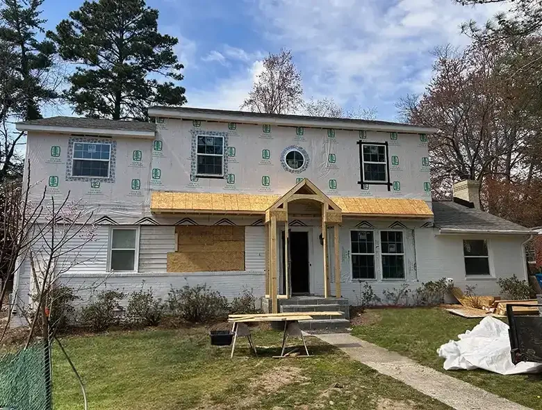 Richmond VA Crape Myrtle Second Story Addition